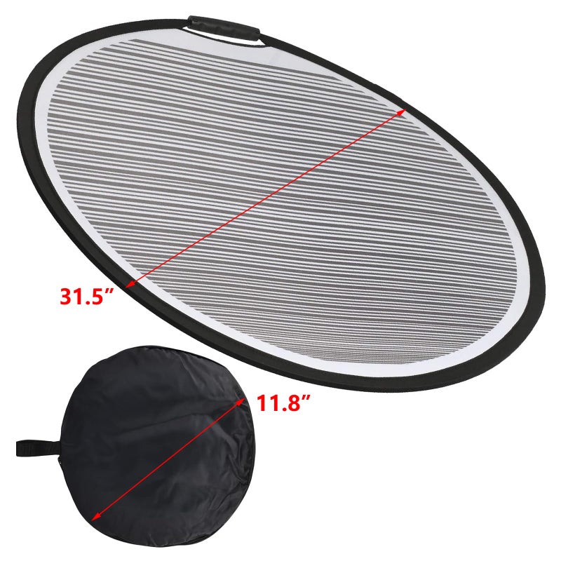 NovelBee 31.5" Portable Flexible Foldable PDR Lined Light Reflector Board Dent Panel for Car Vehicle Door Scratch and Hail Damage Tool - Image 3